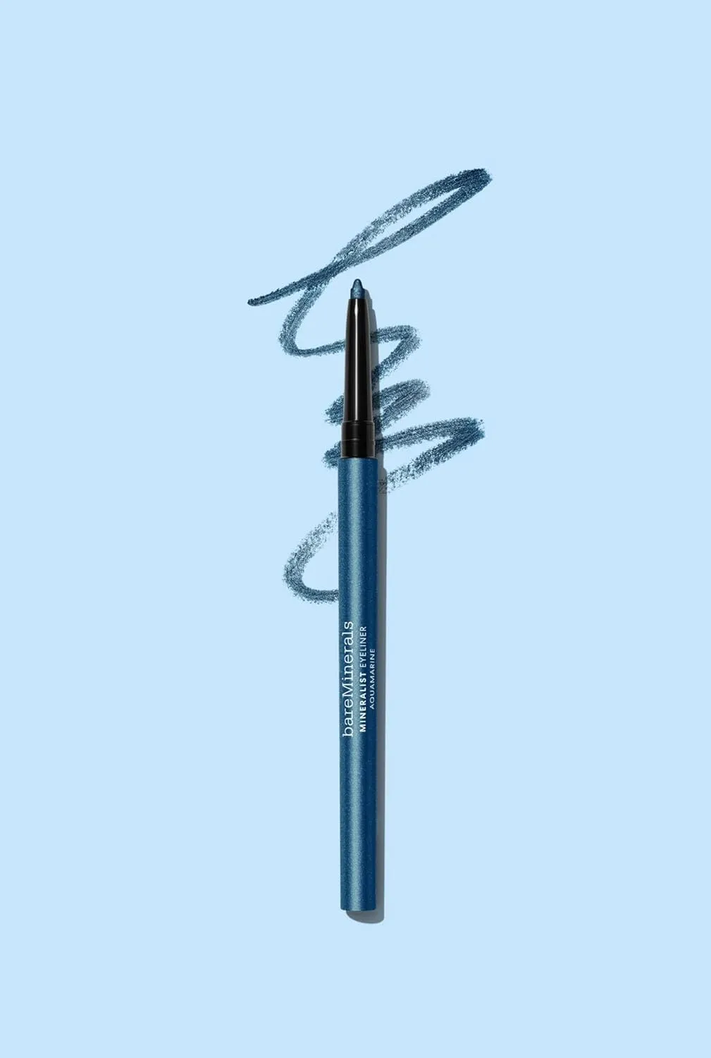 bareMinerals Mineralist Lasting Eyeliner, Mineral-Based Waterproof Eyeliner, Long-Lasting Blendable Color, Safe for Waterline, Retractable, Vegan