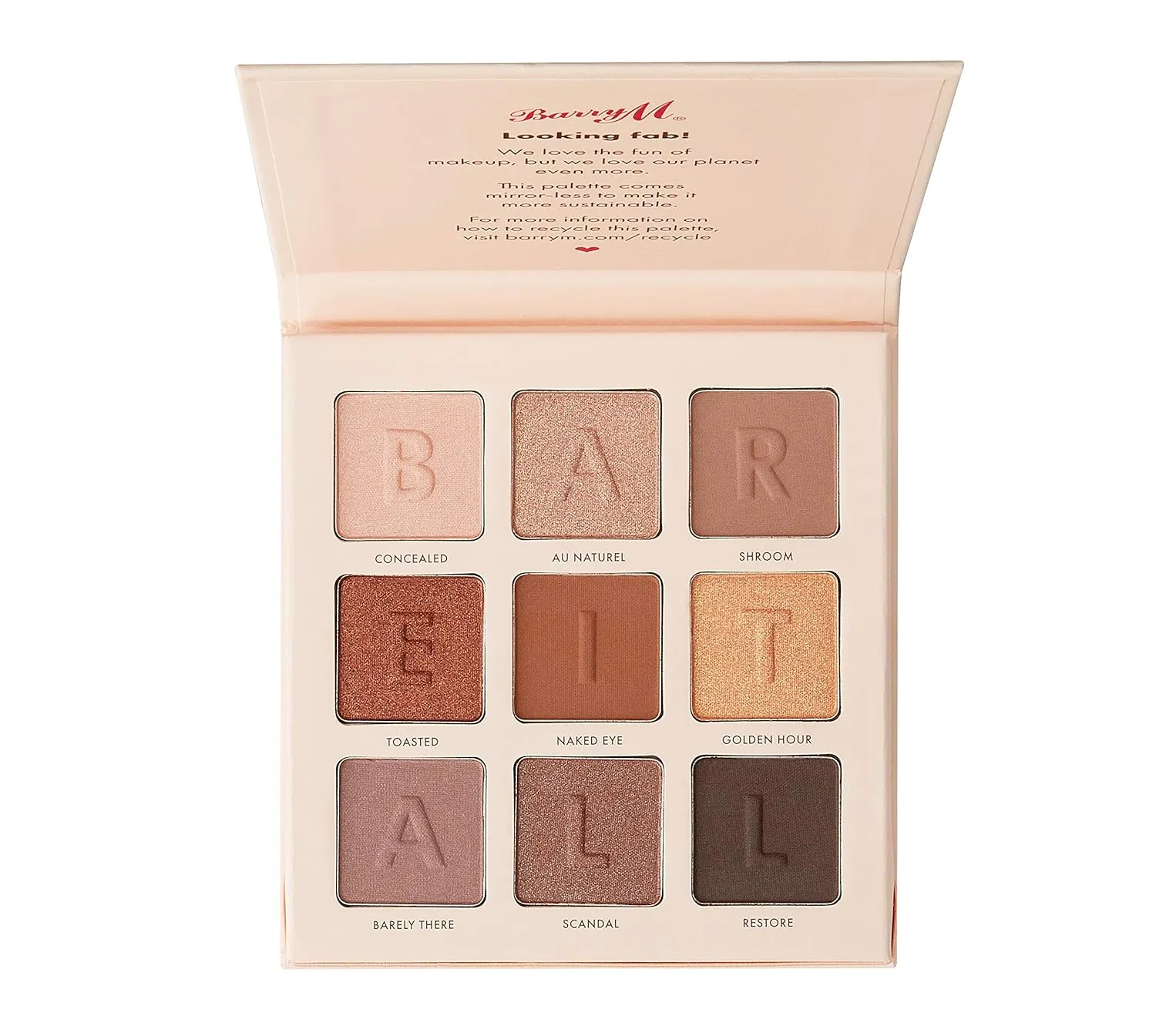 Barry M Cosmetics, Bare It All Eyeshadow Palette, ESP9