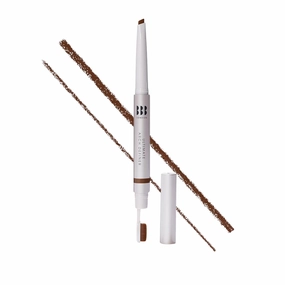 BBB London Ultimate Brow Arch Definer Triangular Eyebrow Pencil with Kabuki Brush | Award Winning, Smudge-Proof, Sweat-Resistant Brow Shaper for Natural, Defined, Full Arches (Clove)