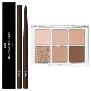 BBIA Last Auto Gel Eyeliner (02 JAZZ)   Ready To Wear Eye Palette (02 MOOD BLUSH) Bundle Set