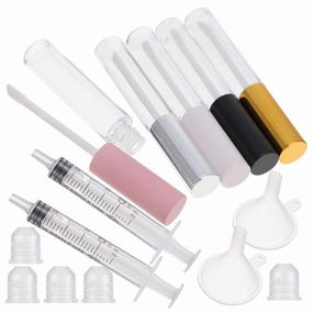 Beaupretty 30pcs Eye Mascara Tube Eyelash Cream Container Bottle Eyelashes Tube Clear Mascara for Eyelashes Lip Gloss Bottle Eyelash Mascara Empty Eyeliner Tube Plastic Self Made Travel Vial