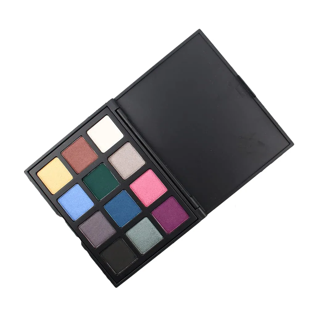 Beauty Glazed Eyeshadow Palette 12 Colors Long Lasting Blendable Natural Pigment Neutrals Makeup Kit Shimmer Professional Gift for Vibrant Eye Makeup - 12Z