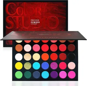 Beggie Eyeshadow Palette 35 Colors Mattes And Shimmers High Pigmented Color Studio Palette 42 G Multicolor