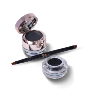 BEMT 2-in-1 Eyebrow & Gel Eyeliner | Intense Black Color | Quick Drying & Lasts 24 hrs | Smudge & Water Proof | 4 gm