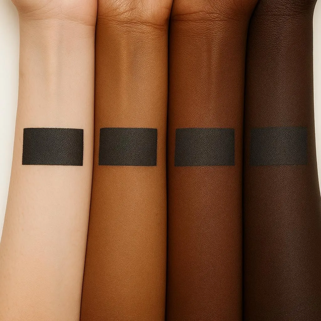 Black Water-Activated Eyeliner & Eyeshadow Duo – Smudge-Proof Graphic Liner for Cat Eyes, Hooded Eyes & Bold Eye Looks – Vegan   Long-Wear | Midnight Bloomlight