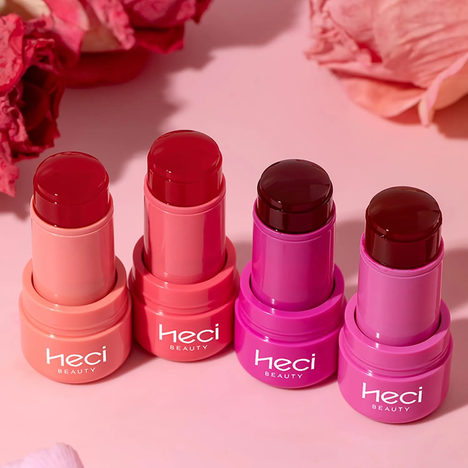 Blush Stick Travel Size - 0.17 oz - Sheer Lip & Cheek Stain - Buildable Watercolor Finish - 1,000  Swipes Per Stick - Vegan, Cruelty Free (Red)