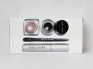Bobbi Brown Long-Wear 4-piece Eye Set, Mascara   Gel Eyeliner   Metallic Cream Shadow Plus Mini Brush $109.50