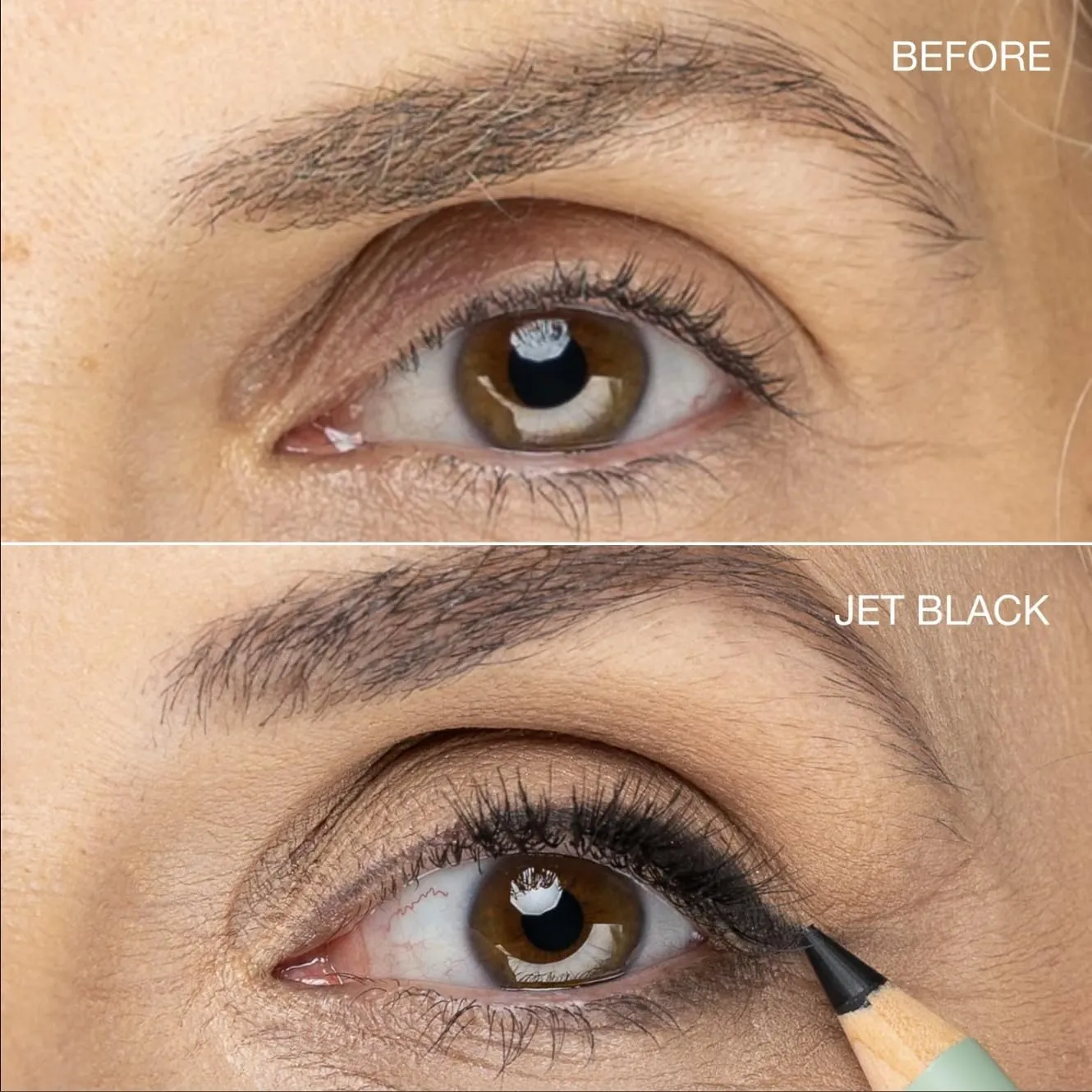 BOOM! Beauty Pure Precision Eyeliner: All-Natural, Skin-Loving, All-Day Wear. Waterproof, Smudge-proof, Smooth Glide Pencil. Richly Pigmented Vegan Eye Makeup For Ageing Skin (Jet Black)