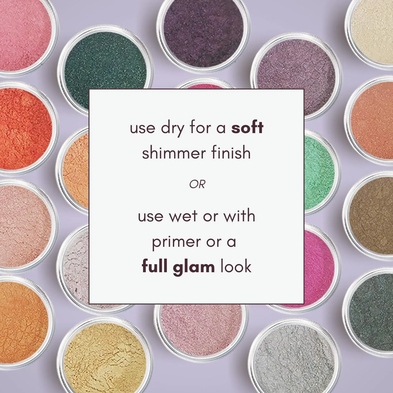 Bubble Gum Mineral Loose Eye Shadow - Organic, Shimmer, Sparkle & Glitter Eyeshadow Palette Makeup | Pink, Lavender, Purple, Hot Pink, Metallic Eye Cream | Eye Glitter Singles