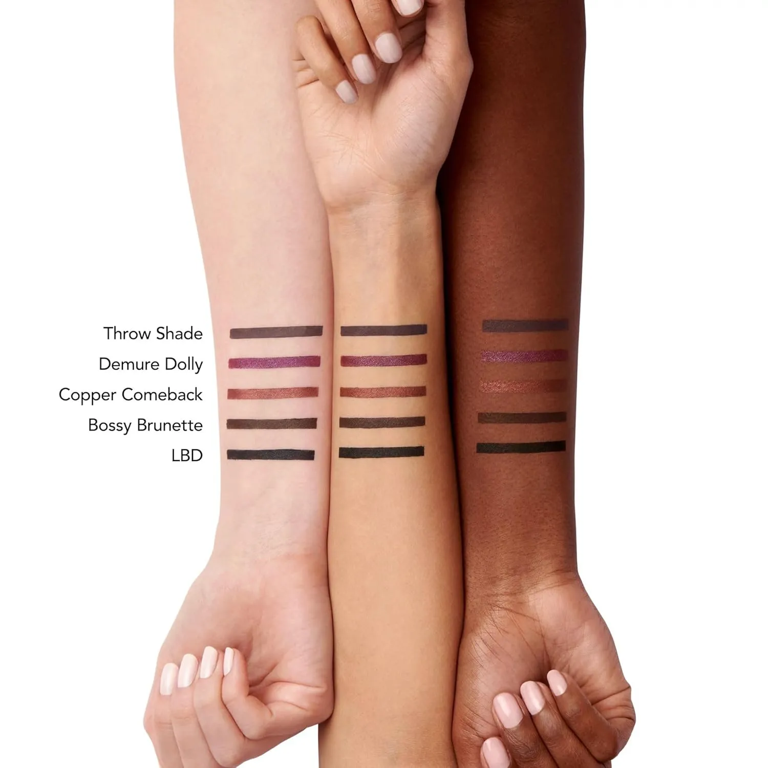 BUXOM Power Line Lasting Eyeliner, Creamy Retractable Eye Liner, Waterproof & Smudge Proof, Bladed Tip & Built-In Brush to Line & Define Eyes