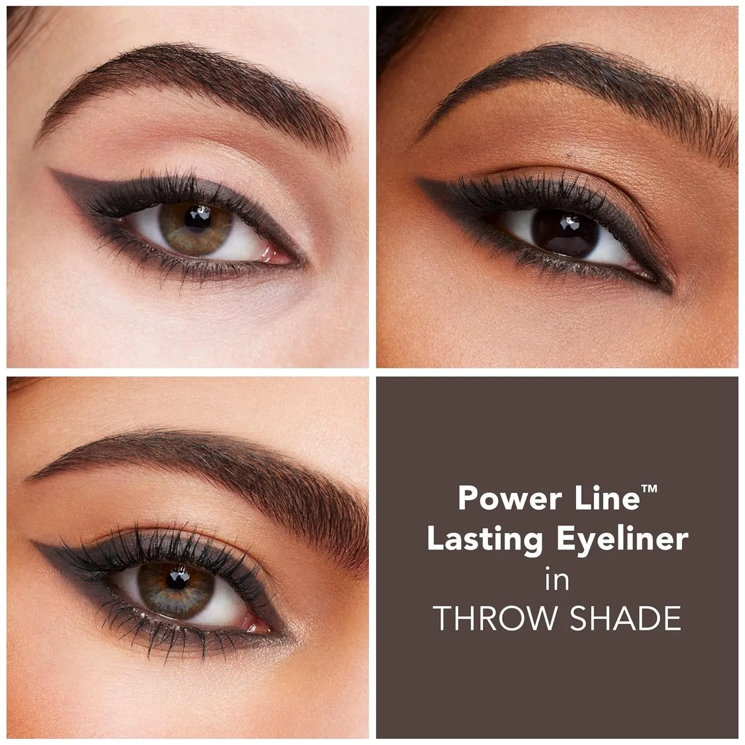 BUXOM Power Line Lasting Eyeliner, Creamy Retractable Eye Liner, Waterproof & Smudge Proof, Bladed Tip & Built-In Brush to Line & Define Eyes