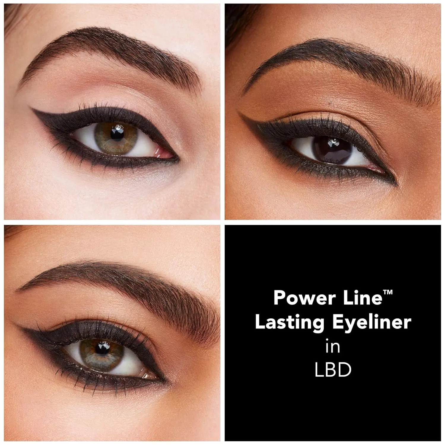 BUXOM Power Line Lasting Eyeliner, Creamy Retractable Eye Liner, Waterproof & Smudge Proof, Bladed Tip & Built-In Brush to Line & Define Eyes