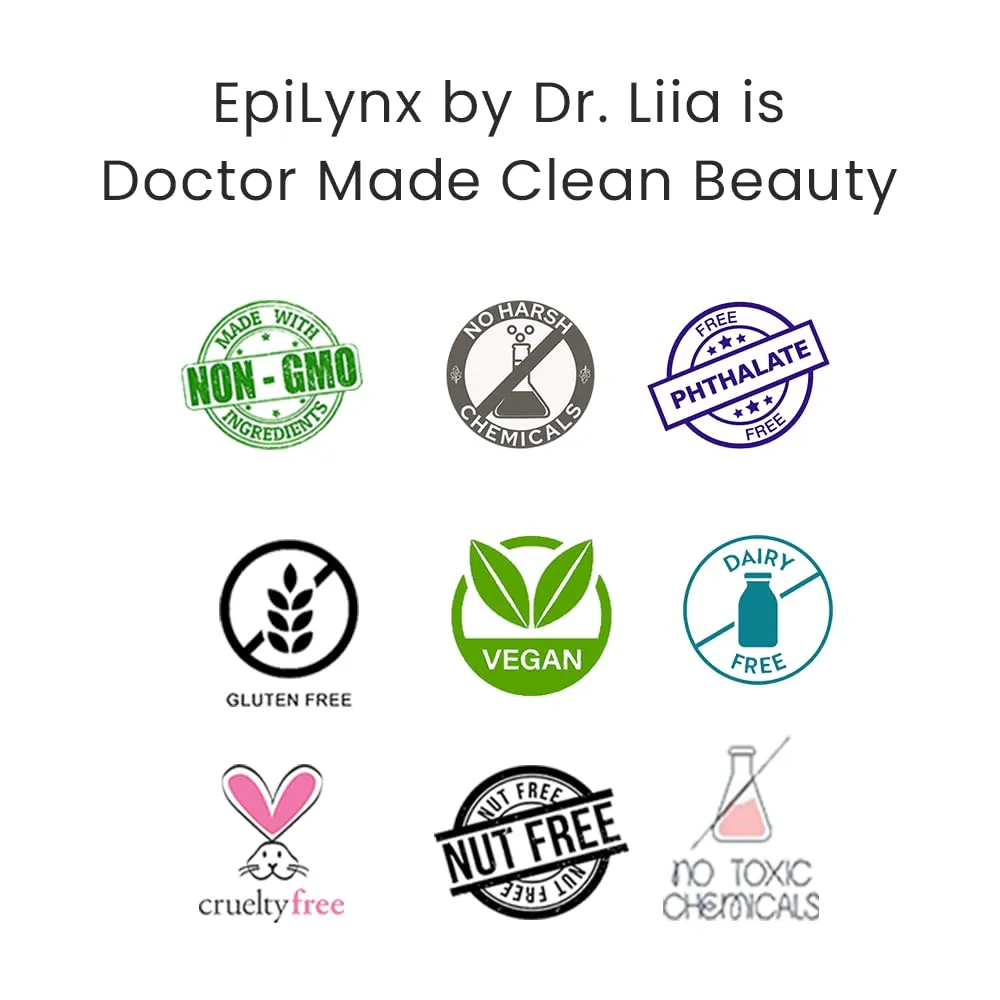 by Dr. Liia Hypoallergenic Eyeliner, Glitter Liquid Eyeliner I Gluten Free and Vegan for Sensitive Skin (10: Red)