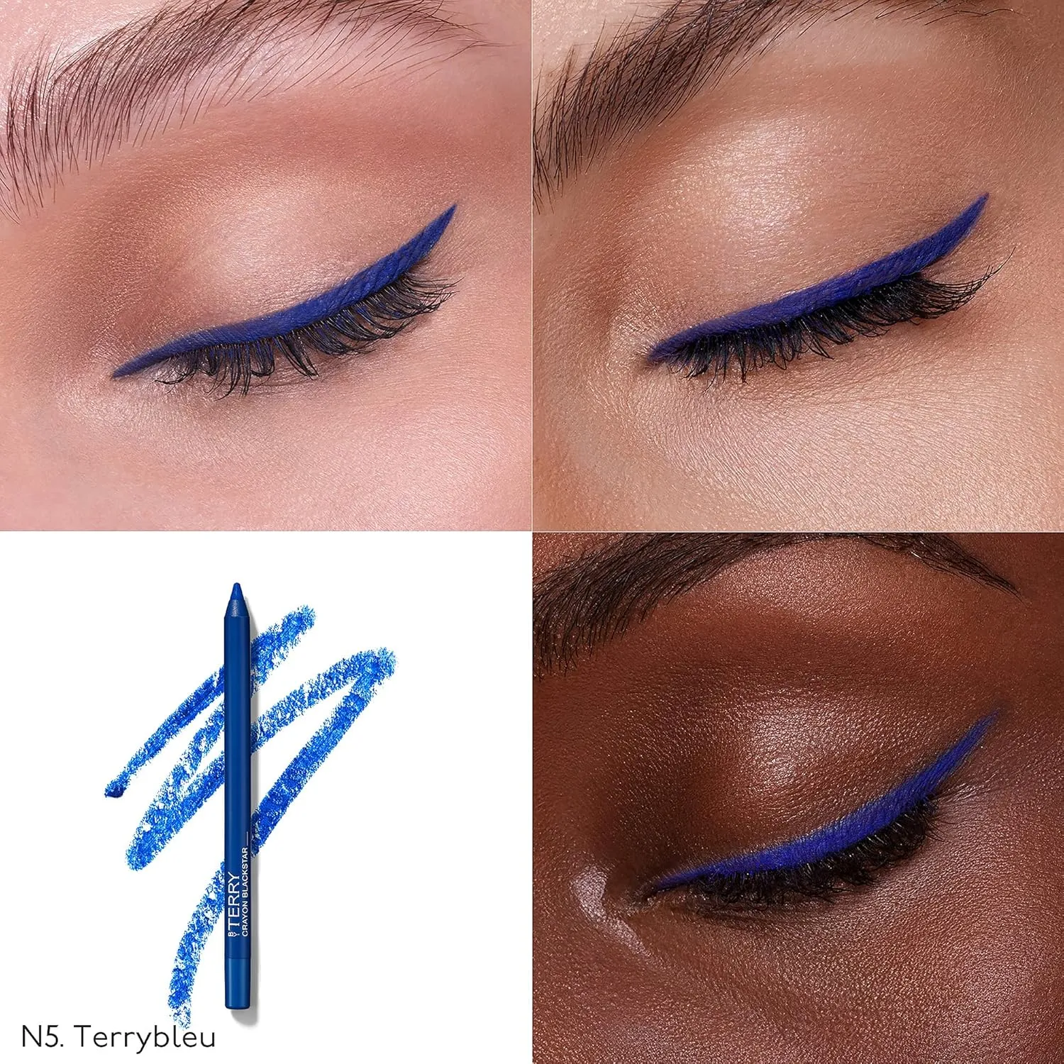 By Terry Eyeliner Crayon Blackstar, Long-lasting Waterproof Eyeliner Pencil, Highly Pigmented, Creamy Formula