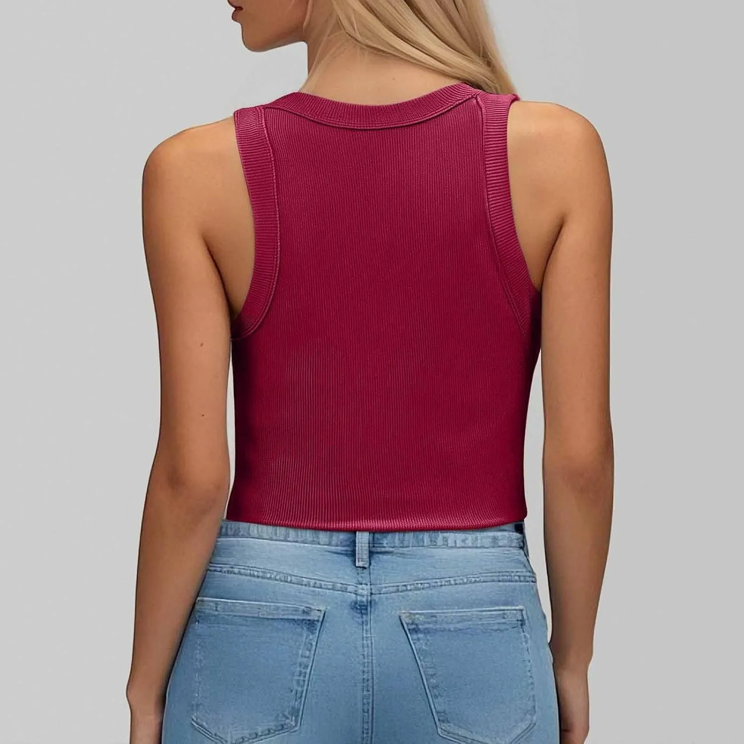 Camisole Tops for Women with Built in Bra Spaghetti Strap Workout Yoga Shirt Lightweight Tank Tops Undershirt