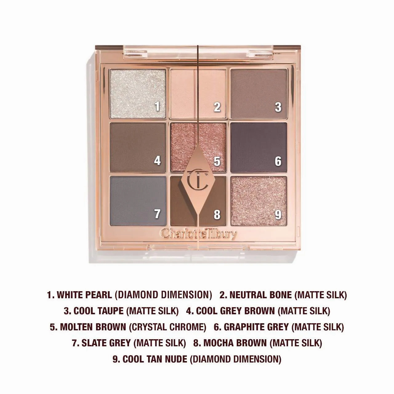 Charlotte Tilbury - Charlotte’s Beautifying Eye Trends Eyeshadow Palette | SUPER NEUTRAL