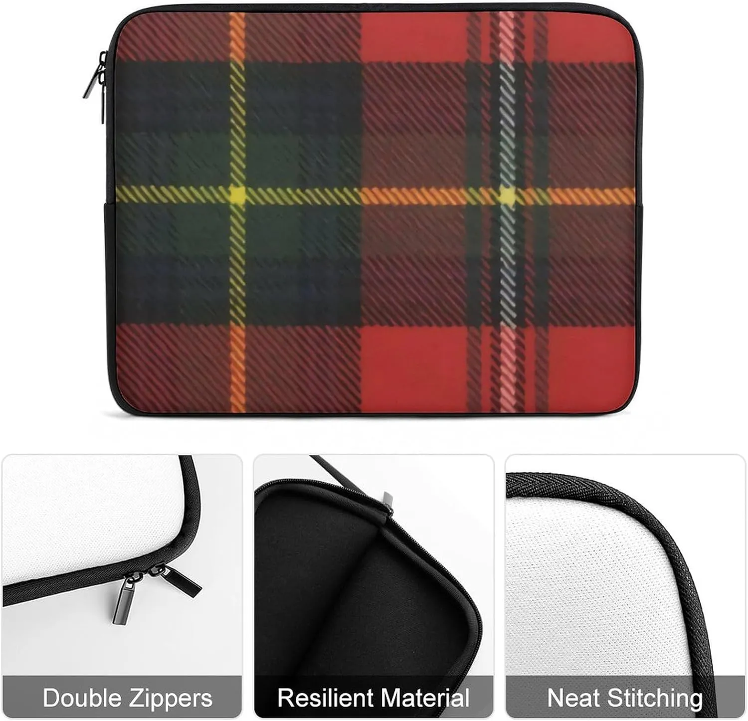 Checkered Black And White All Print Hands Free Withdrawal Laptop Bag Unisex
