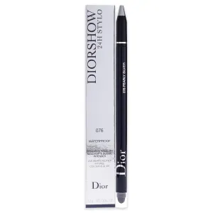 Christian Dior Diorshow 24H Stylo Waterproof Eyeliner - 076 Pearly Silver Women 0.01 oz C014300076