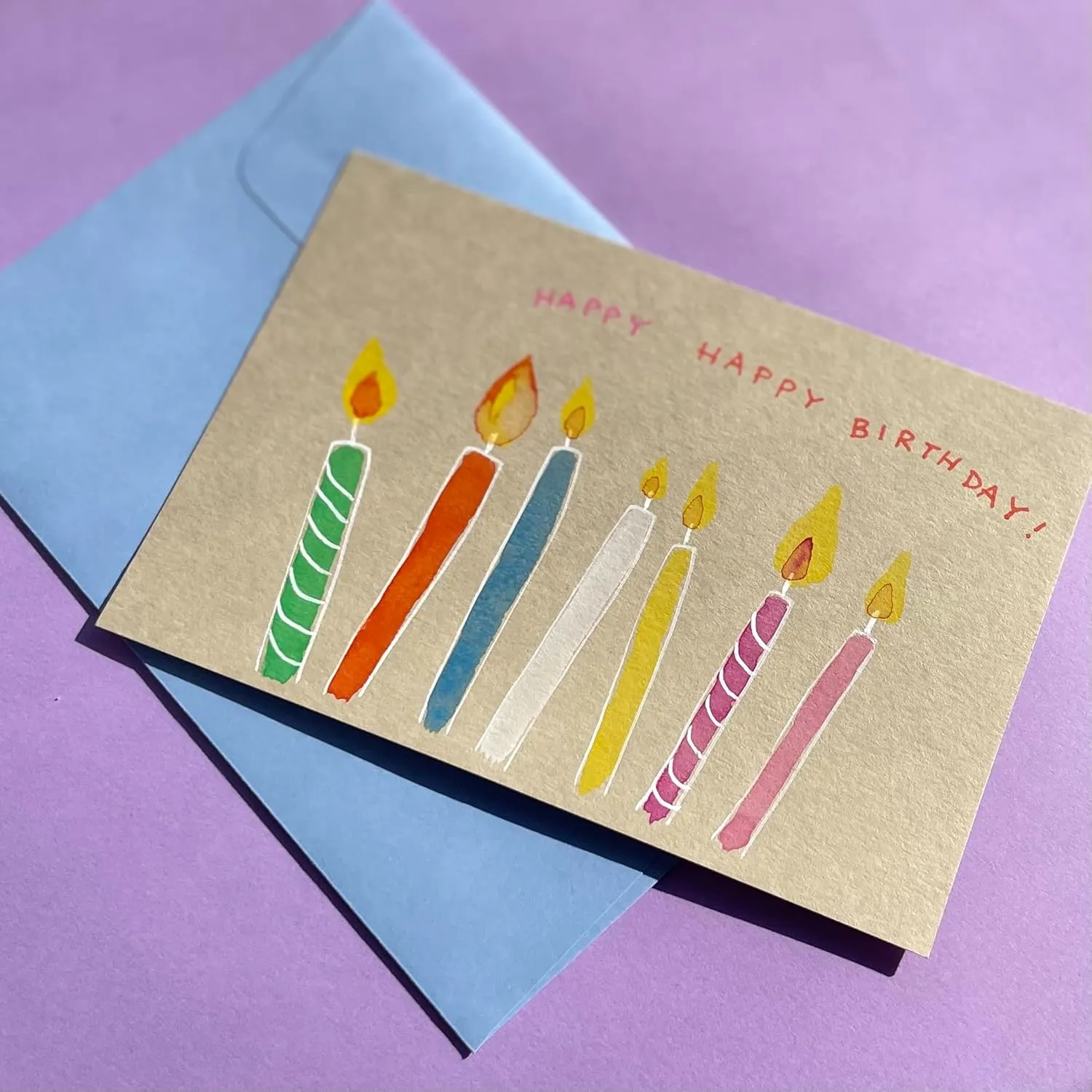 Clairefontaine cf965card Watercolor Paper, Postcard Size, Paint On Natural, (Fine, Ultra Thick, Paper Thickness: 8.8 oz/sq ft (250 g/m2, 15 Sheets), Drawing Paper, Art Paper, Postcard Size