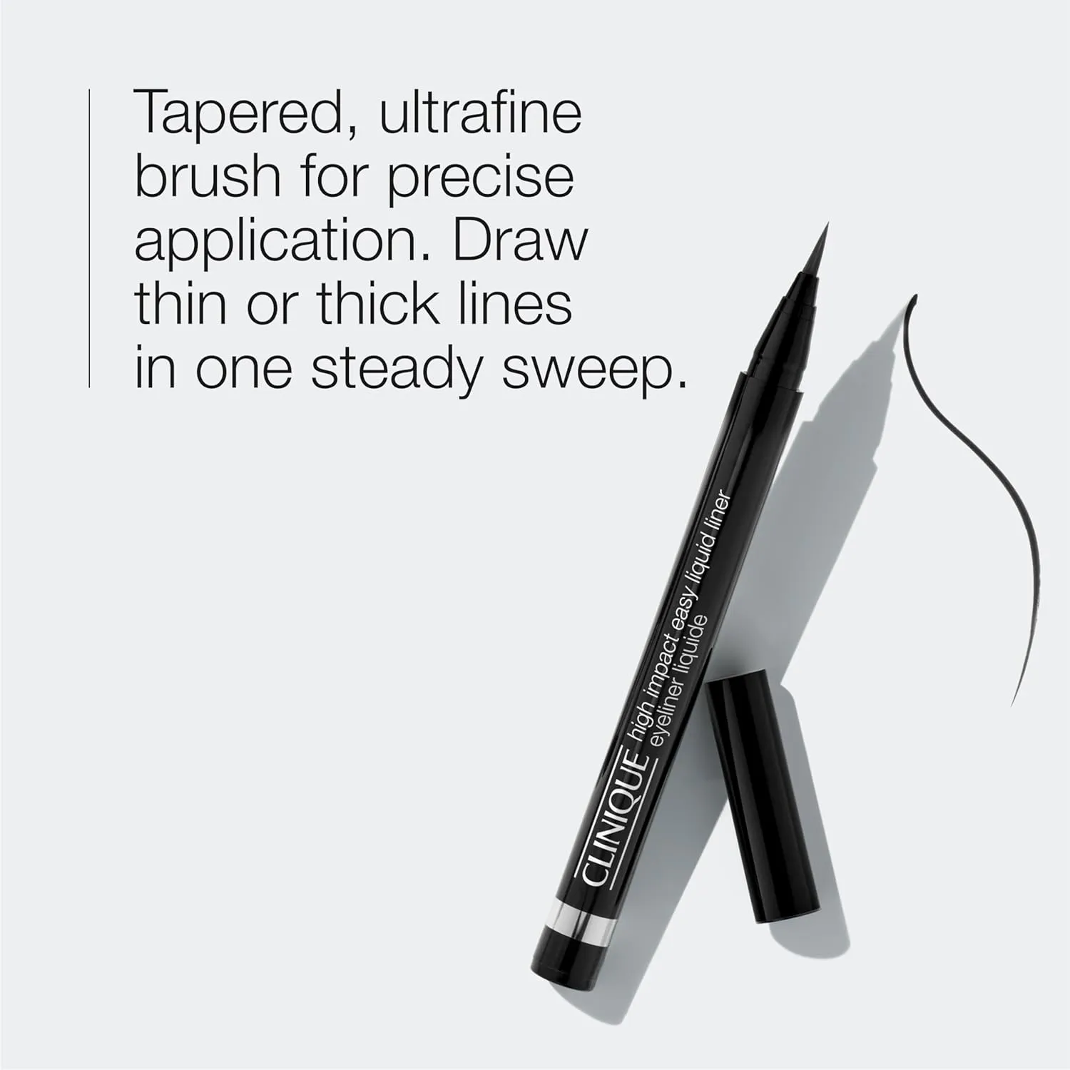 Clinique High Impact Easy Liquid Eyeliner | Waterproof, Long Lasting, Smudge Resistant   Safe For Sensitive Eyes