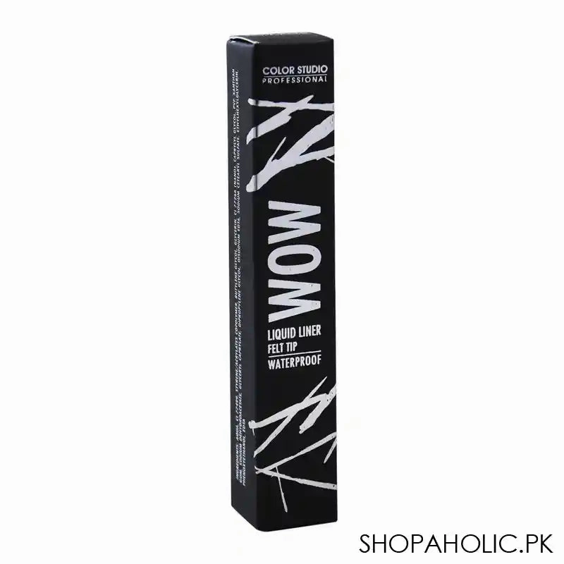 Color Studio Wow Liquid Eyeliner, Felt Tip, Waterproof