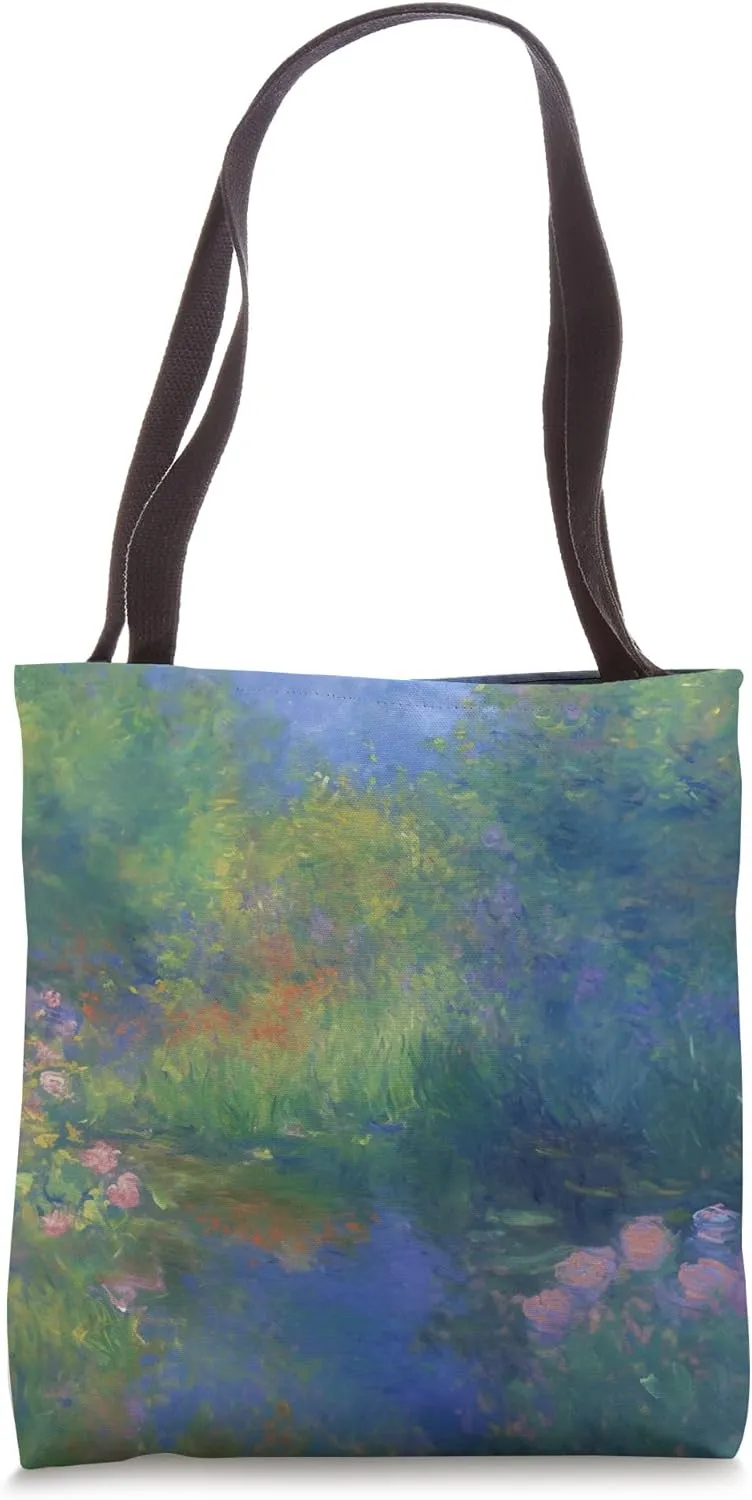Colorful Garden Floral – Impressionist Floral Art Tote Bag