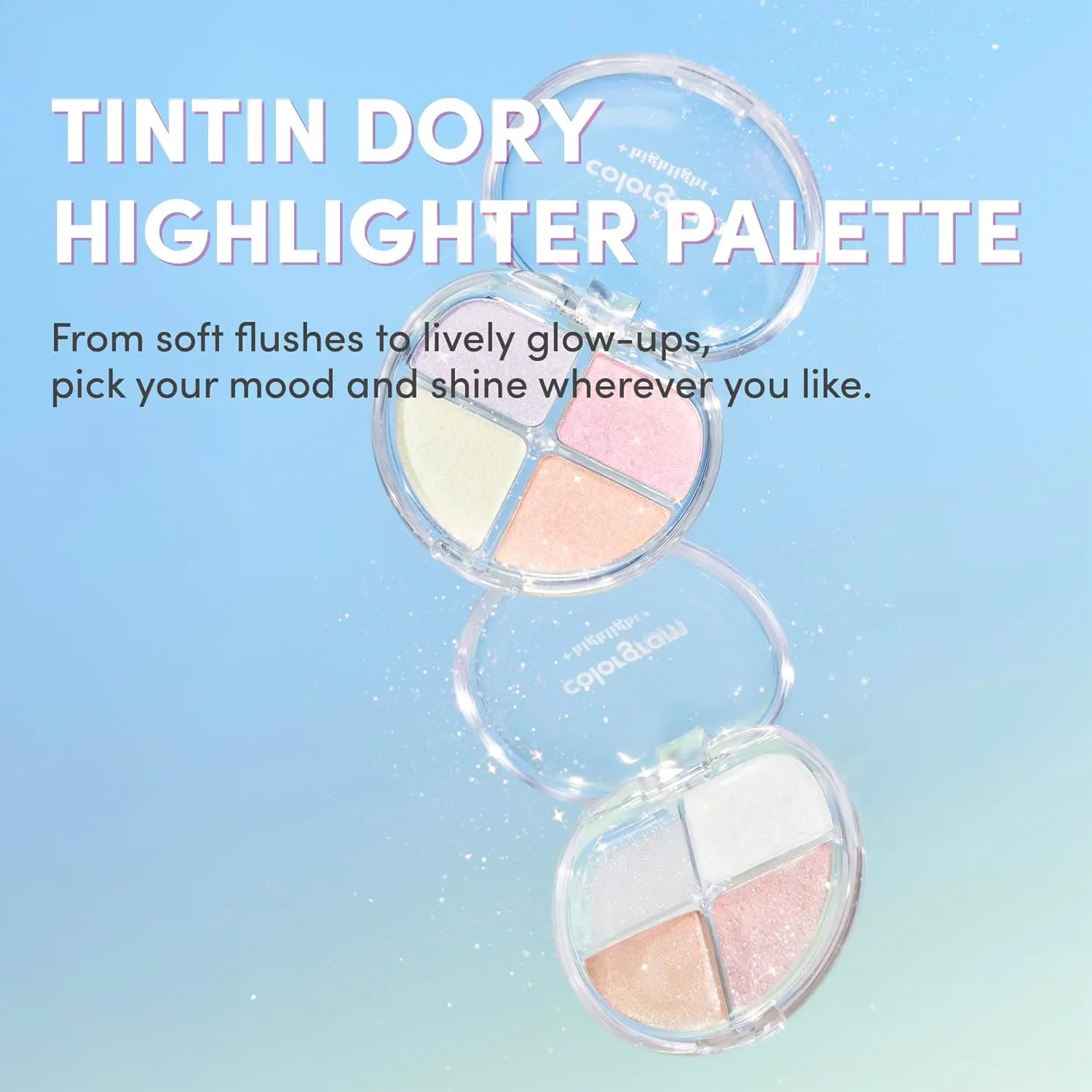 COLORGRAM TINTIN DORY HIGHLIGHTER PALETTE 01 JELLY BEAM