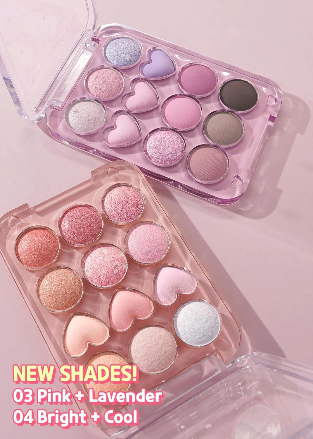 COLORGRAM Pin Point Eyeshadow Palette 03 Pink Lavender | Ultra-Blendable Matte, Glitter, Shimmer Shades for Daily Makeup | K-Beauty Eye Palette with Easy-to-Use Calculator Design