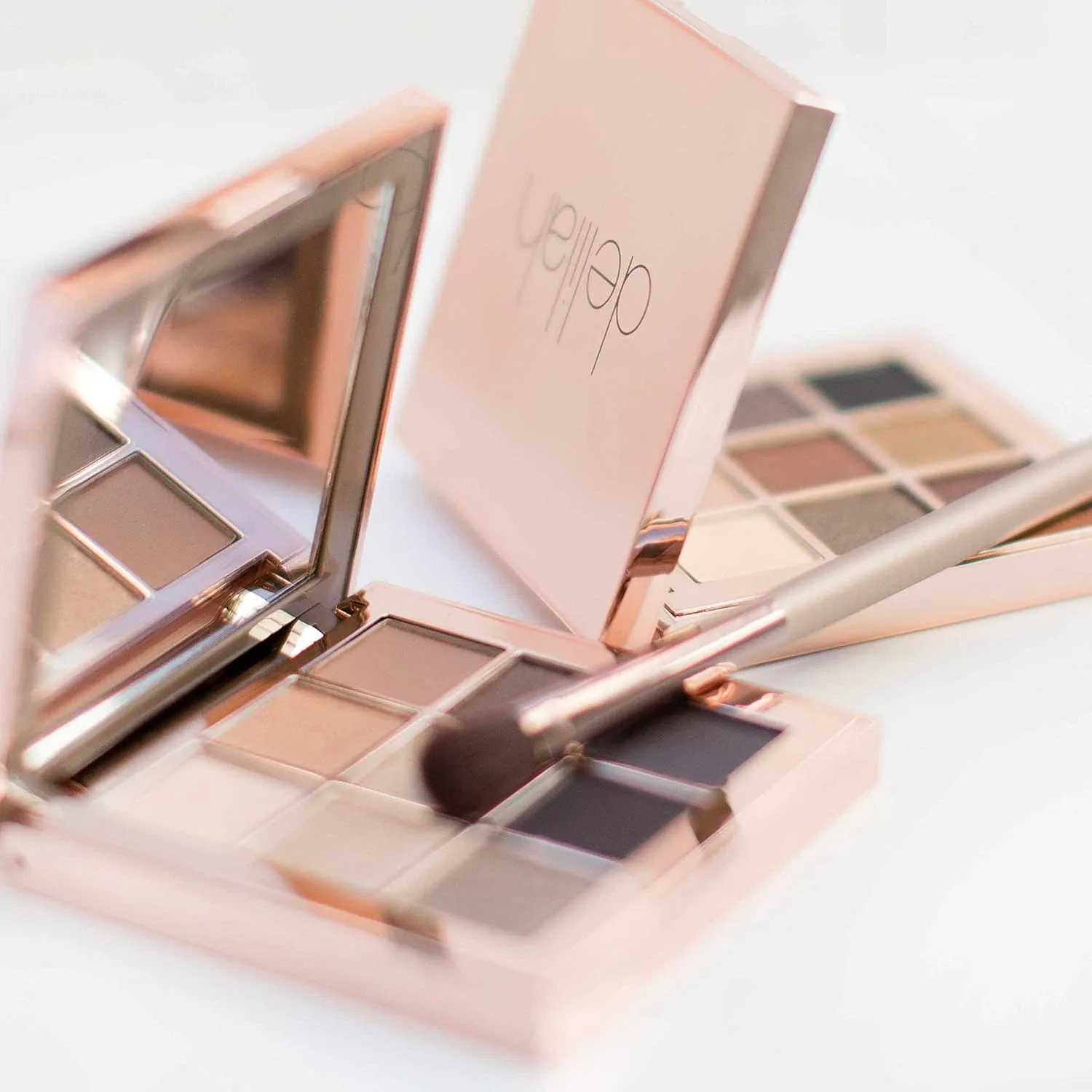Colour Intense Eyeshadow Palette - Damsel - Shimmer Matte Nine Shades - Long Lasting, Highly Pigmented - Blendable Natural Color Makeup Set Includes Mirror - Cruelty Free And Vegan - 0.28 Oz