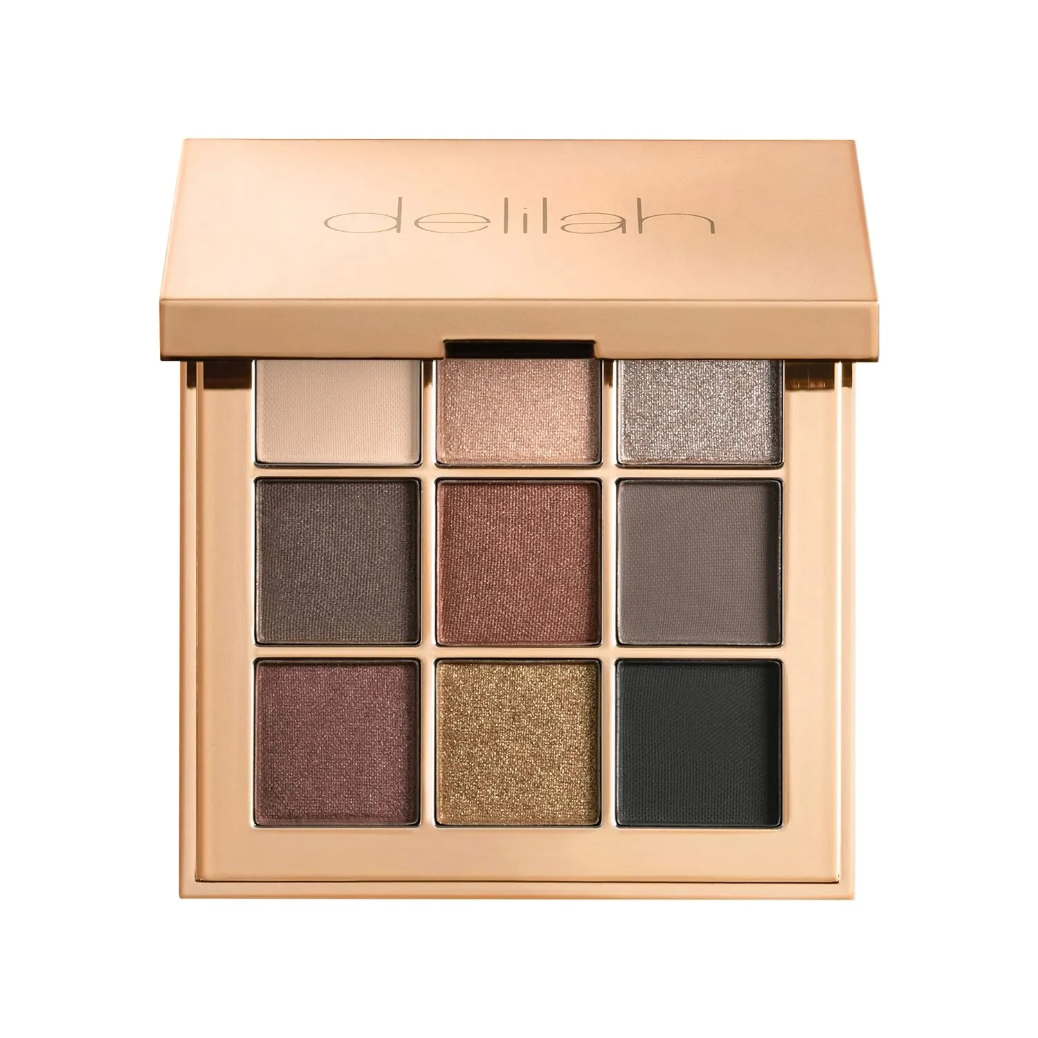 Colour Intense Eyeshadow Palette - Damsel - Shimmer Matte Nine Shades - Long Lasting, Highly Pigmented - Blendable Natural Color Makeup Set Includes Mirror - Cruelty Free And Vegan - 0.28 Oz