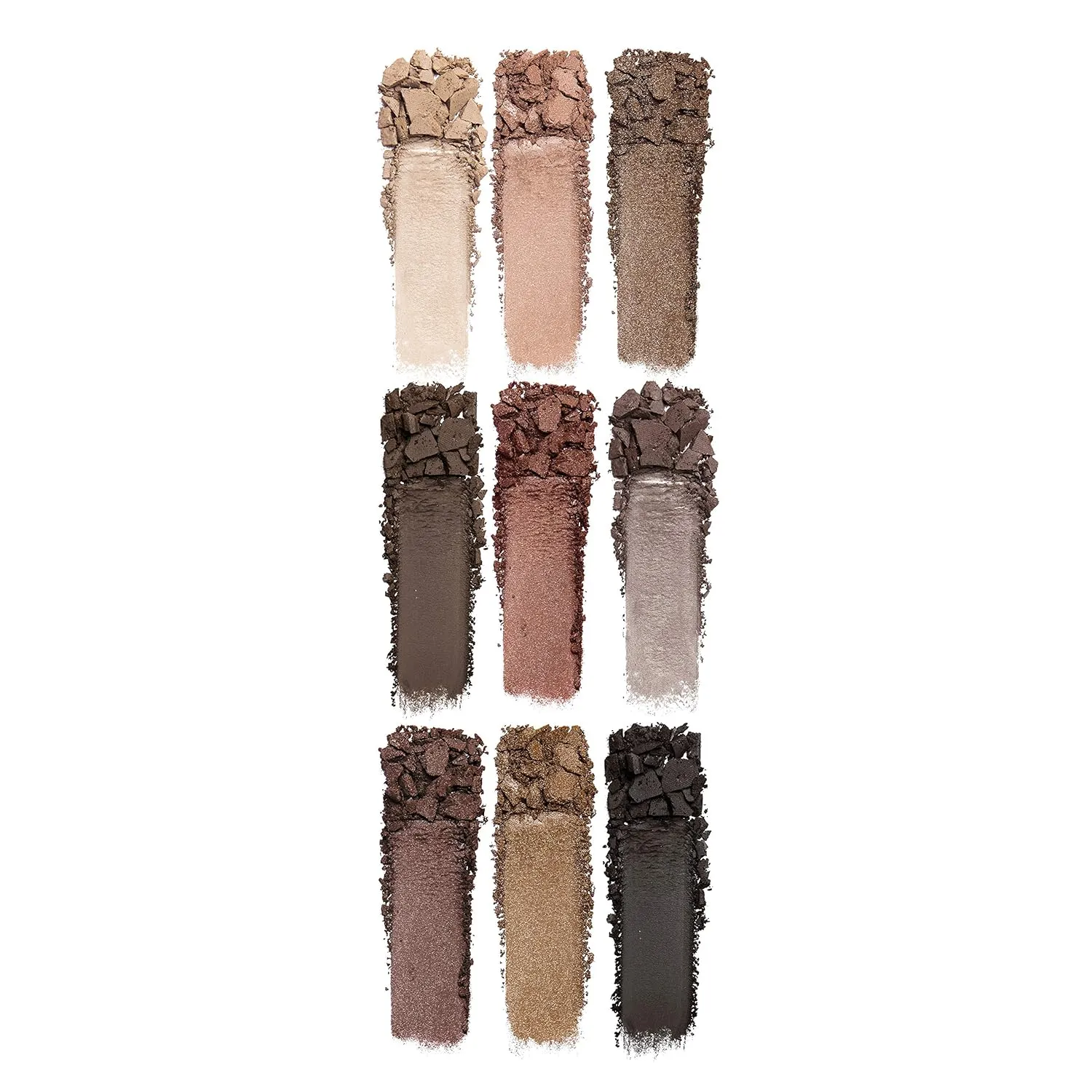 Colour Intense Eyeshadow Palette - Damsel - Shimmer Matte Nine Shades - Long Lasting, Highly Pigmented - Blendable Natural Color Makeup Set Includes Mirror - Cruelty Free And Vegan - 0.28 Oz