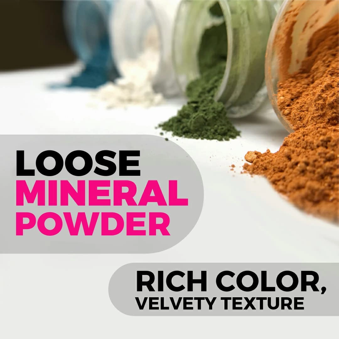 Concrete Minerals Eyeshadow, Silky- Smooth and Highly Pigmented, Longer-Lasting With No Creasing, 100% Vegan and Cruelty Free, Handmade in USA, 8 Grams Loose Mineral Powder (Forest Queen)