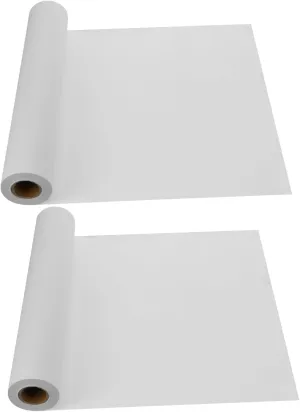 CORHAD 2 Rolls White Craft Paper Rolls 50 Sheets Each Drawing Paper for Boys and Girls 11x17 Inches