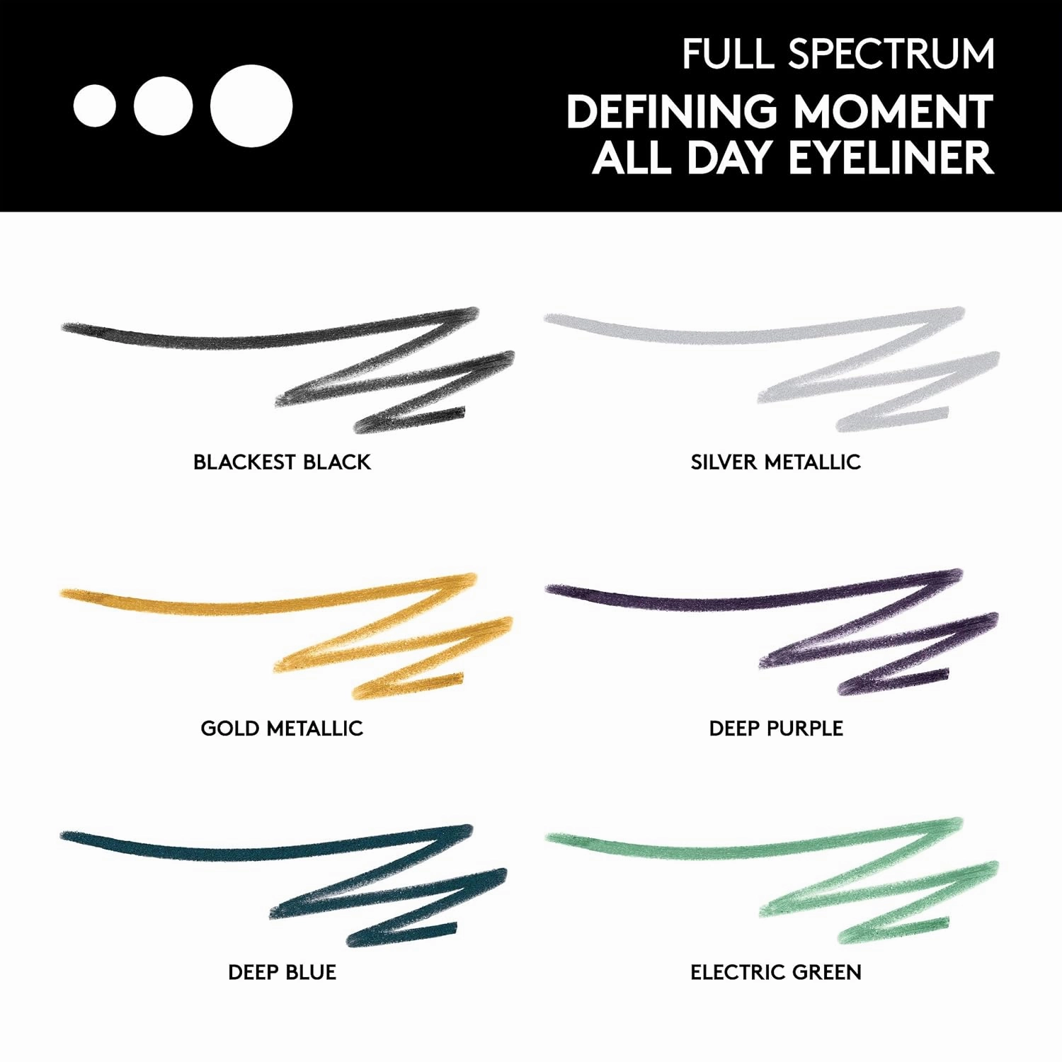 COVERGIRL Defining Moment, All Day Eyeliner, Deep Purple, 0.012 Ounce