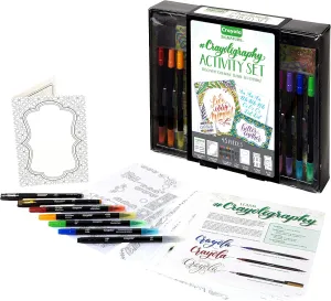 Crayola Signature Crayoligraphy Hand Lettering Art Set, Gift for Teens, Mothers Day Gifts, Age 14 