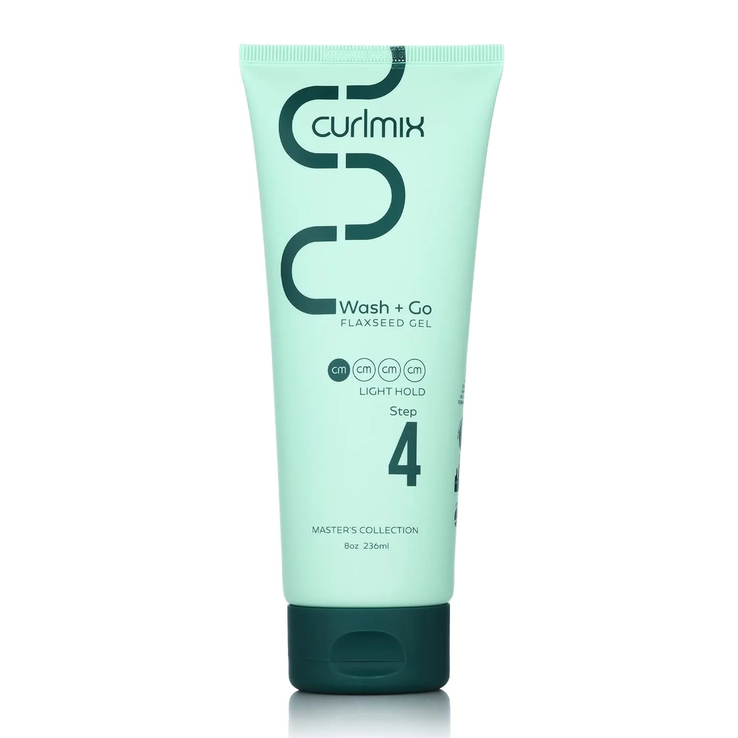 CurlMix Light Hold Flaxseed Gel for Curly Hair - Defines & Elongates Curls without Dryness or Flaking