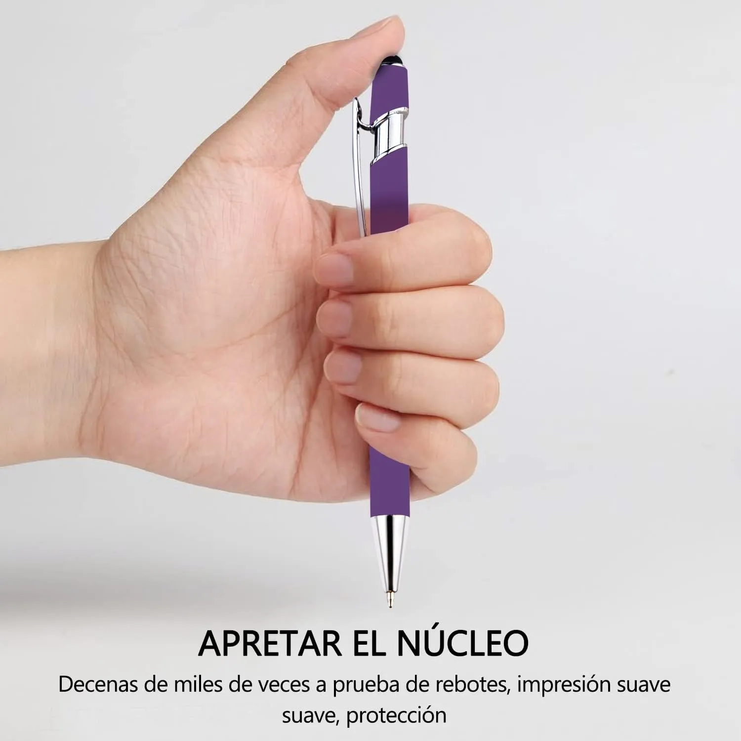 Custom Business Ballpoint Pen, Personalized Ballpoint Pens with Company Name and LOGO, Business URL, Capacitive Pen for Various Screen Touches, Soft Touch, Smooth Writing, Medium Point Pen, 96PCS