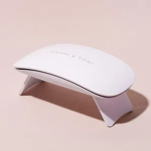 DANNI & TONI UV LED Gel Nail Lamp - Mini Travel Nail Dryer for Gel Polish and Stickers
