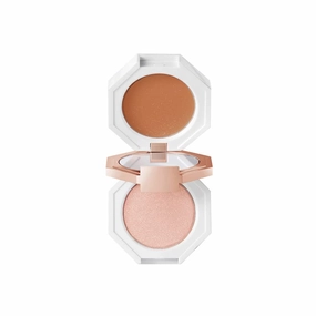 DEAR DAHLIA Paradise Dual Palette Tri-Colored Eyeshadow with Built-in Mirror, SECRET RENDEZVOUZ, Vegan, Cruelty Free, 8 Free Formula, All-in-one Multi-use Palette, Minimal Fallout, 4g