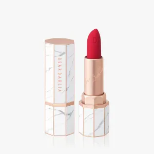 DEARDAHLIA Effortless Matte Lipstick Natasha, Aurora Shine LIp Treatment Morning Dew and Dual Palette Forbidden Fig