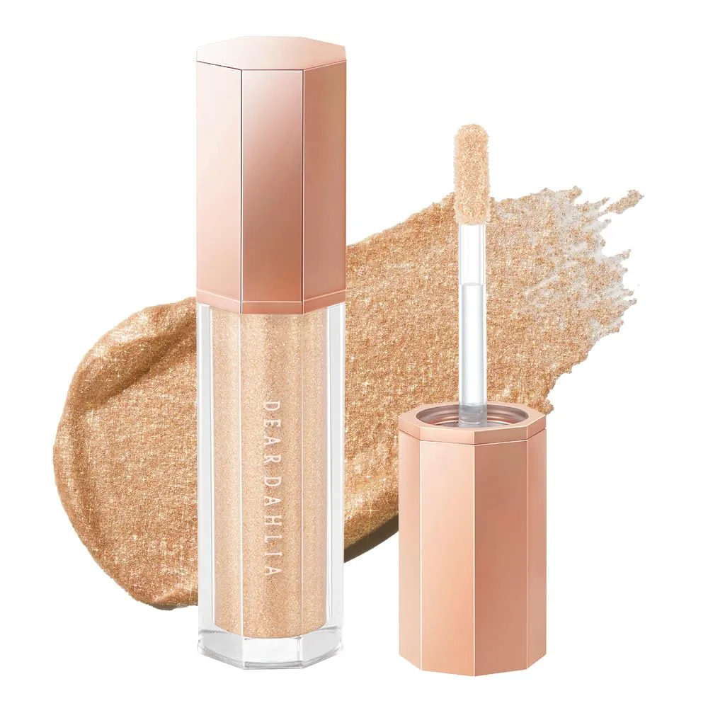DEARDAHLIA Paradise Shine Eye Sequins DIVA Long Lasting Liquid Eyeshadow Glitter Gloss High Shine Pearl, Lightweight, Minimal Fallout, 0.14 Oz