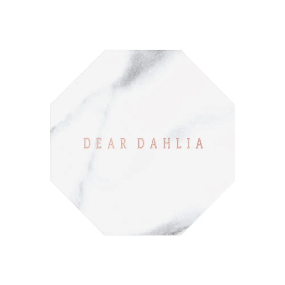 DEARDAHLIA Paradise Tri-Colored Palette Eyeshadow with Built-in Mirror, STRAWBERRY CRUSH, Vegan, Cruelty Free, 8 Free Formula, All-in-one Multi-use Palette, Minimal Fallout, 4g