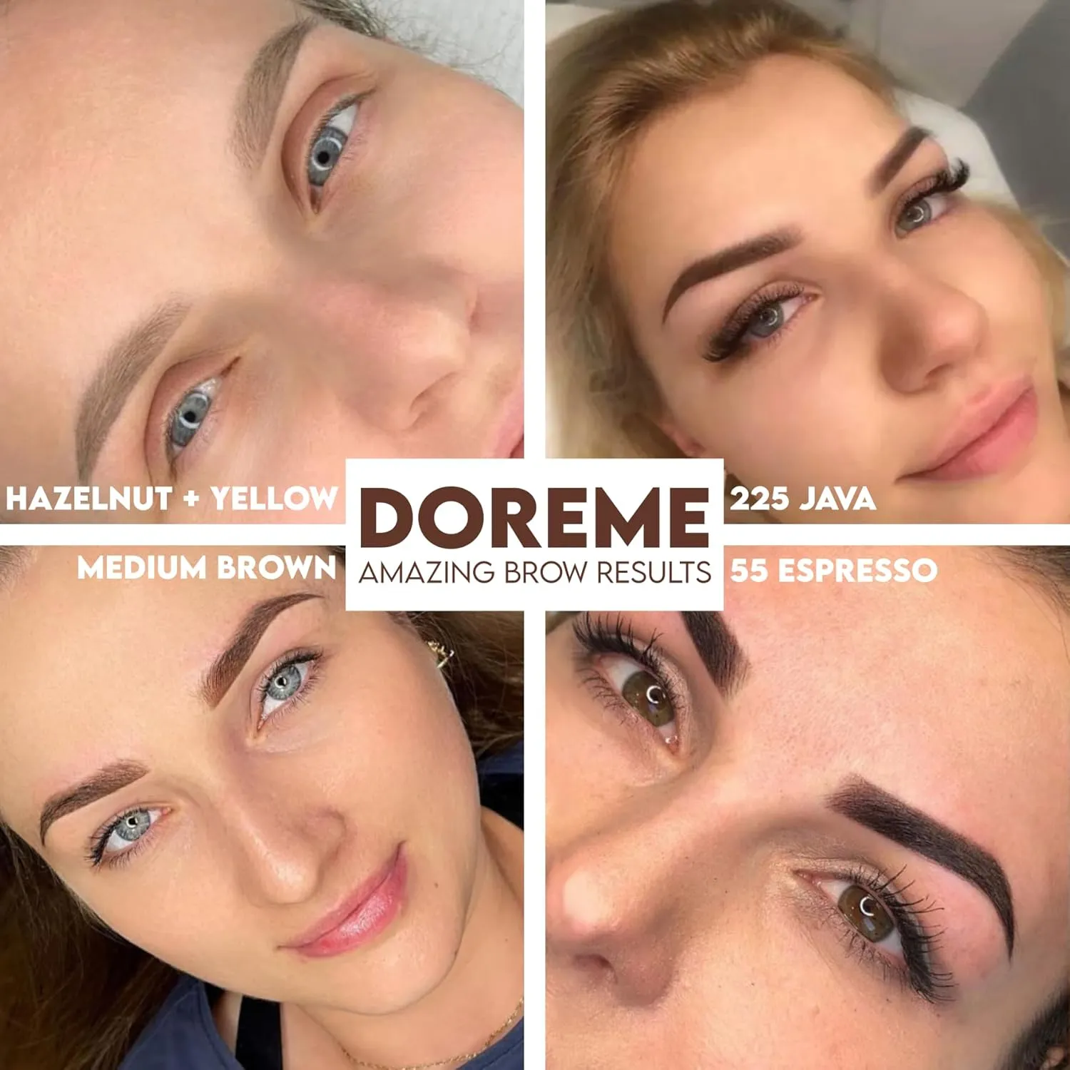 DOREME Permanent Makeup Pigment Ink Ebony Black Eyebrow Brow Eyeliner Black Tattoo Micro Cosmetic Micropigmention