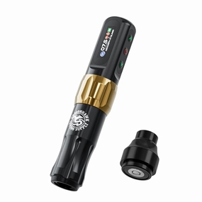 Dragonhawk Atom2 Tattoo Pen Machine Gun - Cordless & Corded Permanent Makeup Machine for Eyebrow Eyeliner Lip Liner - Lightweight 3.88oz, Professional & Beginner Friendly