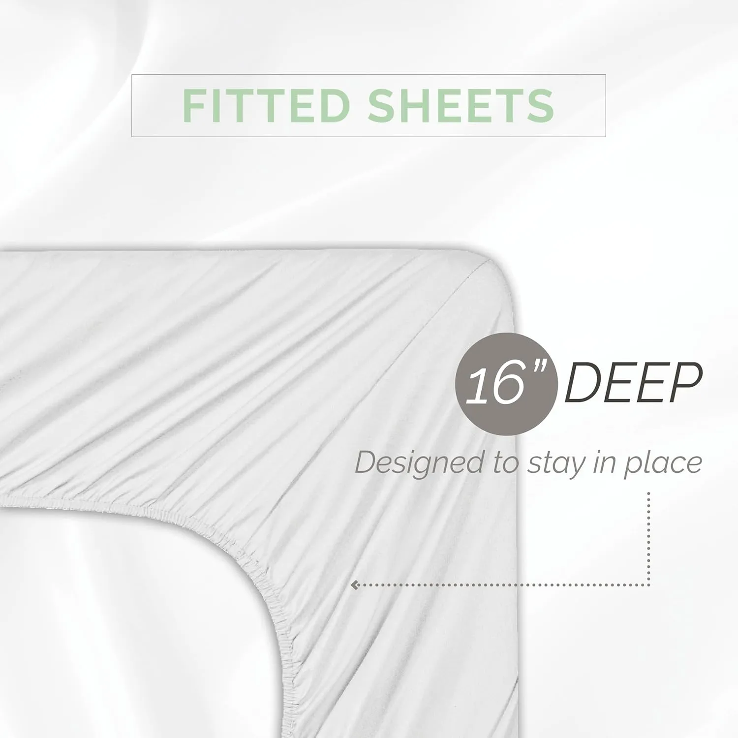 Elegant Comfort Luxury Softest, Coziest 8-Piece Bed-in-a-Bag Comforter Set - Silky Soft Complete Set Includes Bed Sheet Set with Double Sided Storage Pockets, Full/Queen, Gray