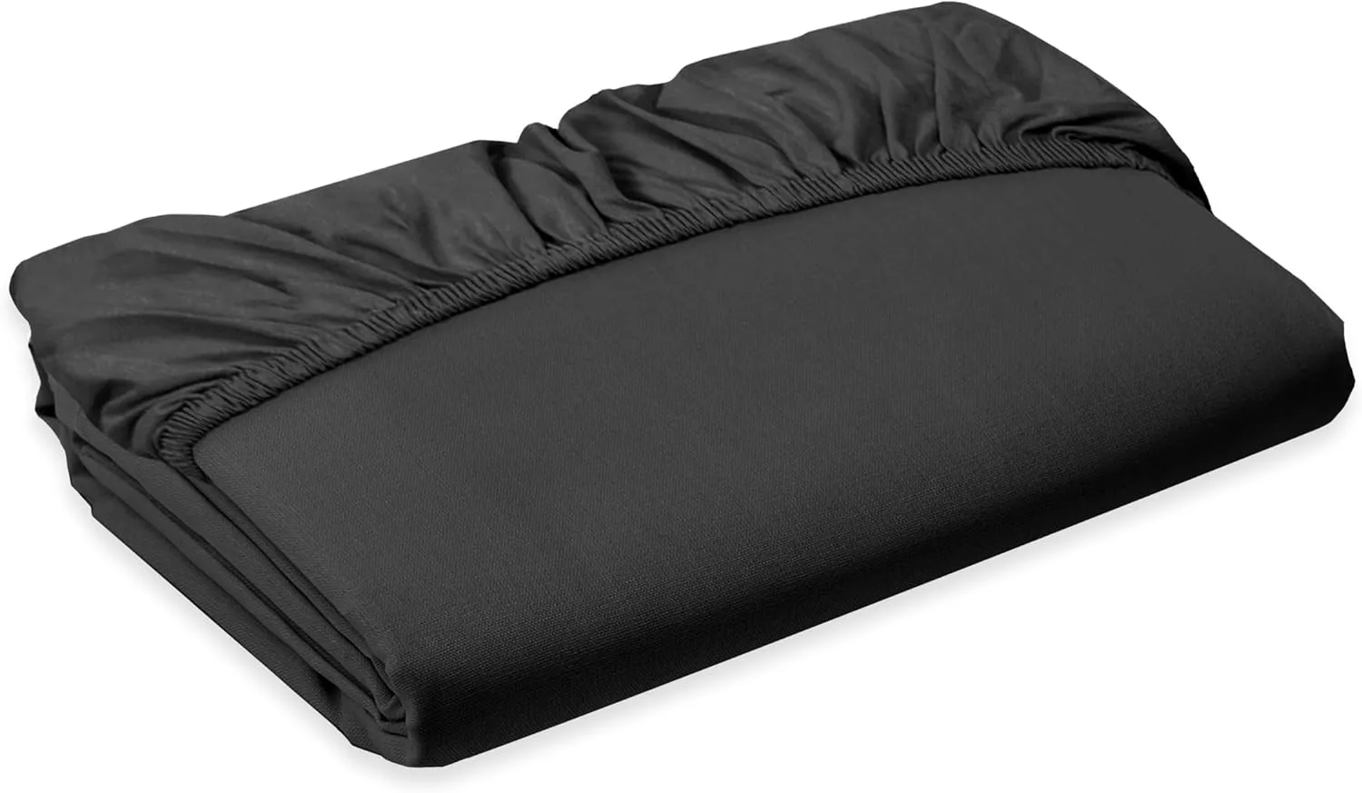 Elegant Comfort Super Soft 1-Piece Single Extra Deep Pocket 1500 Premium Hotel Quality Microfiber Fitted Sheet for High Mattress up to 21" inch with Double Sided Smart Pockets, King, Black