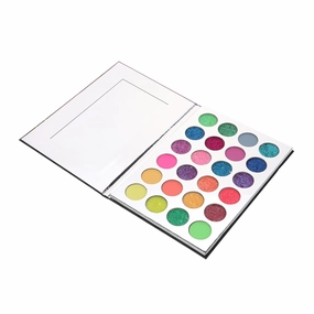 Elegant Travel Eyeshadow Palette Glowing Colors Ideal for Bold Halloween Statements