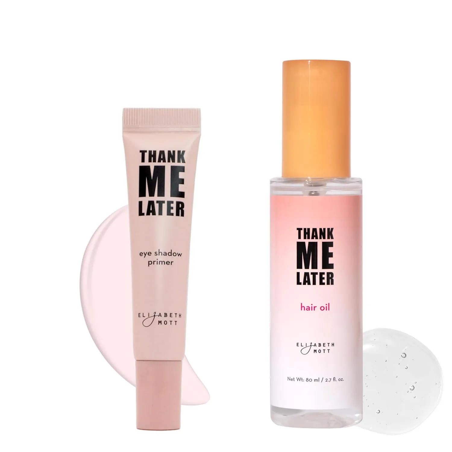 Elizabeth Mott - Thank Me Later Eye Primer 10g and Thank Me Later Hair Oil 80ml (2-Pack Bundle)