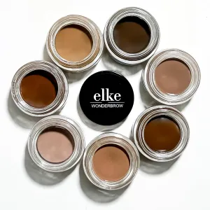 elke WONDERBROW COLORED BROW WAX paraben free colors, defines long lasting hold, water resistant mineral based cream to powder wax (Cindy)