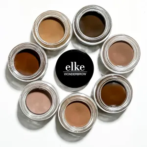 elke WONDERBROW COLORED BROW WAX paraben free colors, defines long lasting hold, water resistant mineral based cream to powder wax (Eva)